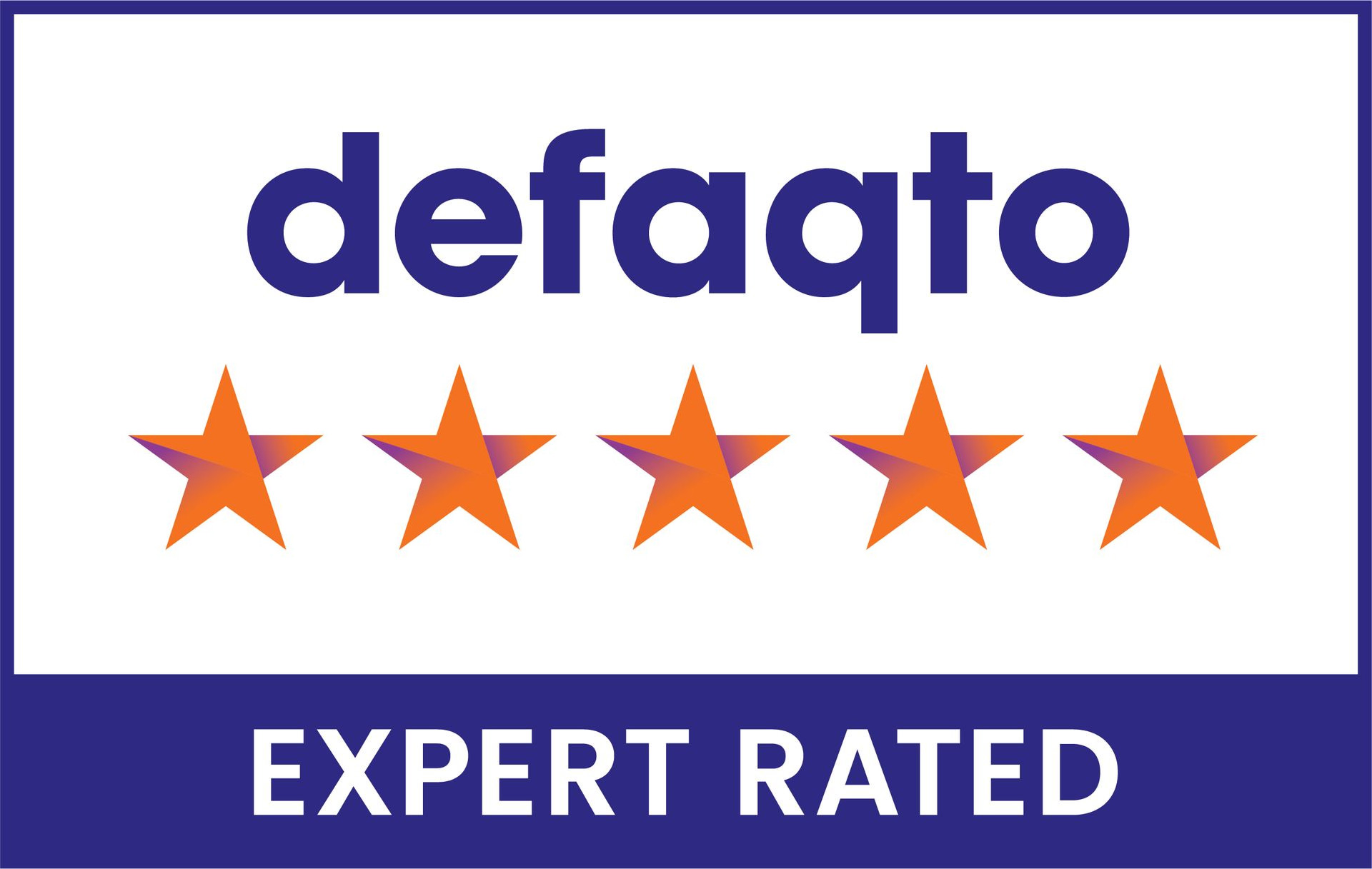 Defaqto rating 5 stars